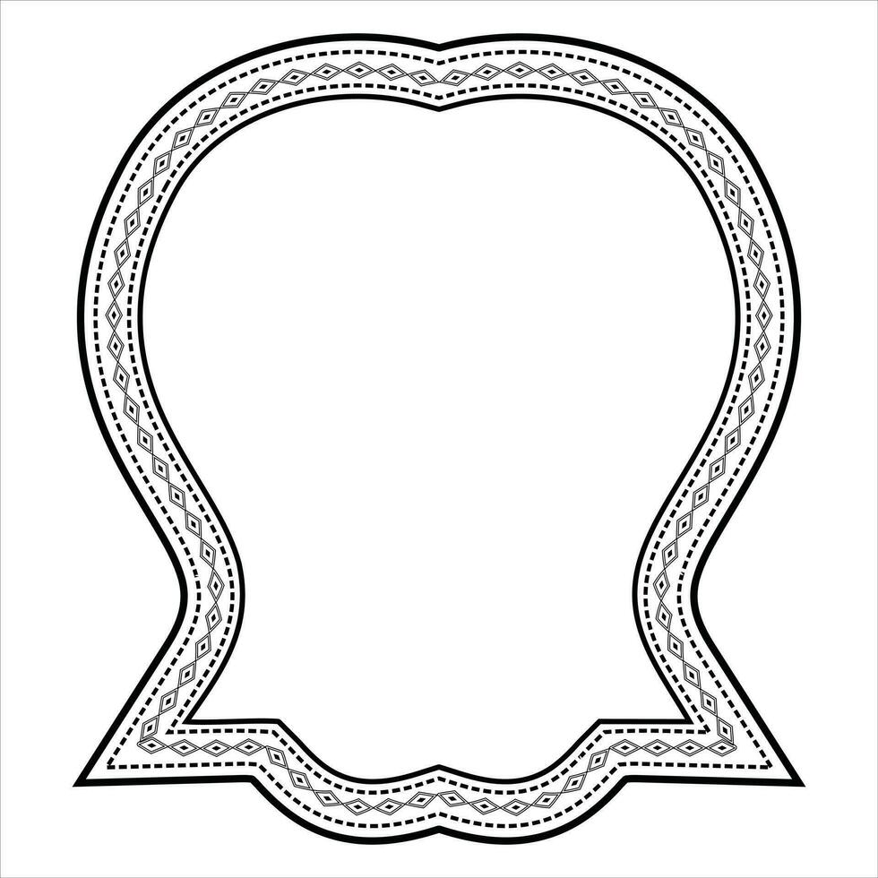 Decorative Wedding Clipart black and white vector