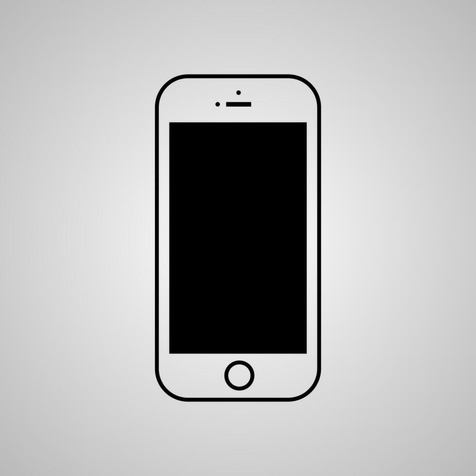 móvil teléfono inteligente icono vector ilustración