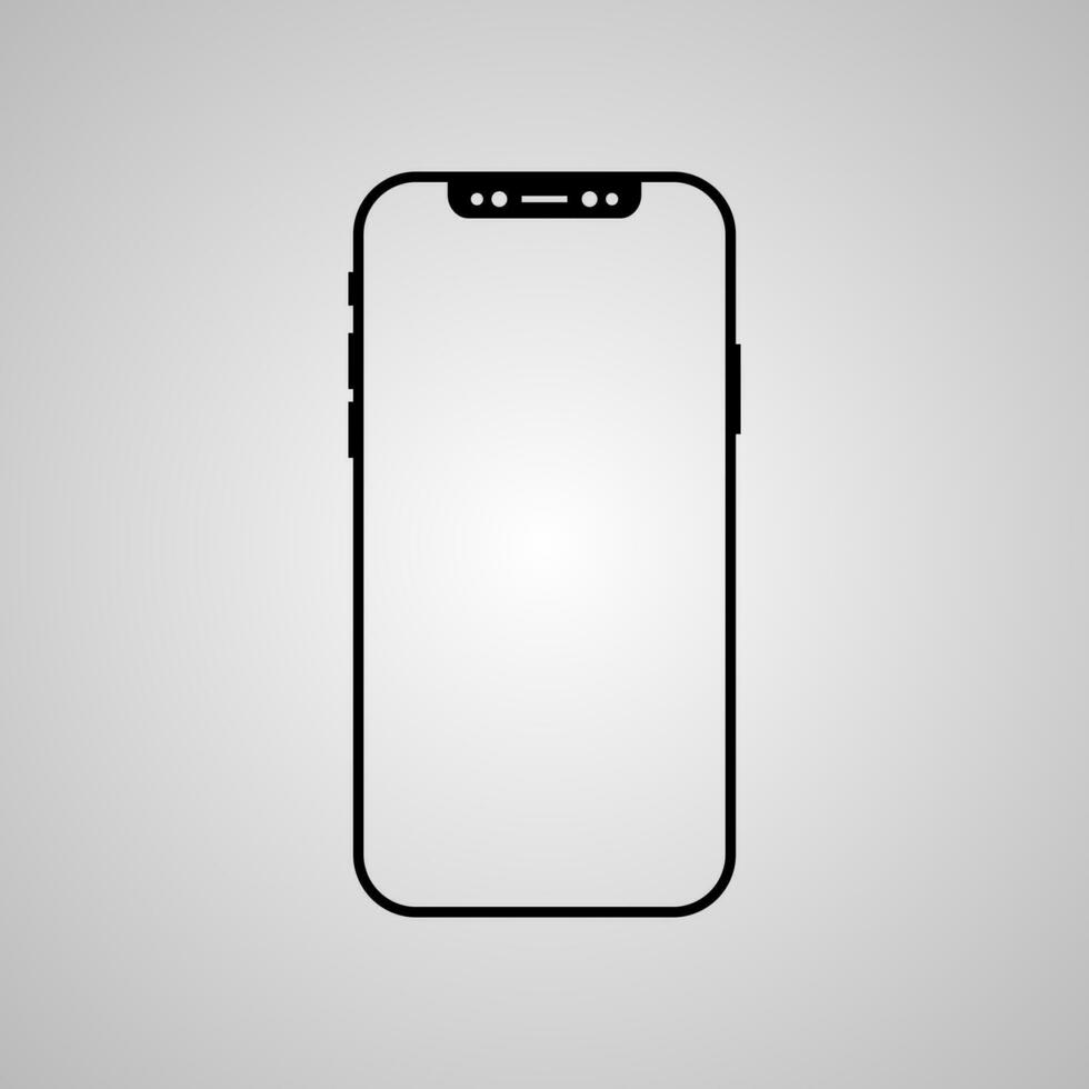 Mobile smartphone icon vector illustration