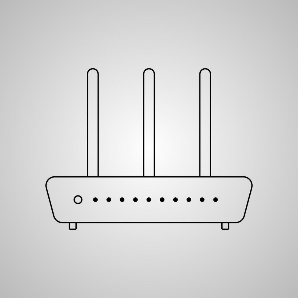 Wi-Fi Router icon vector illustration