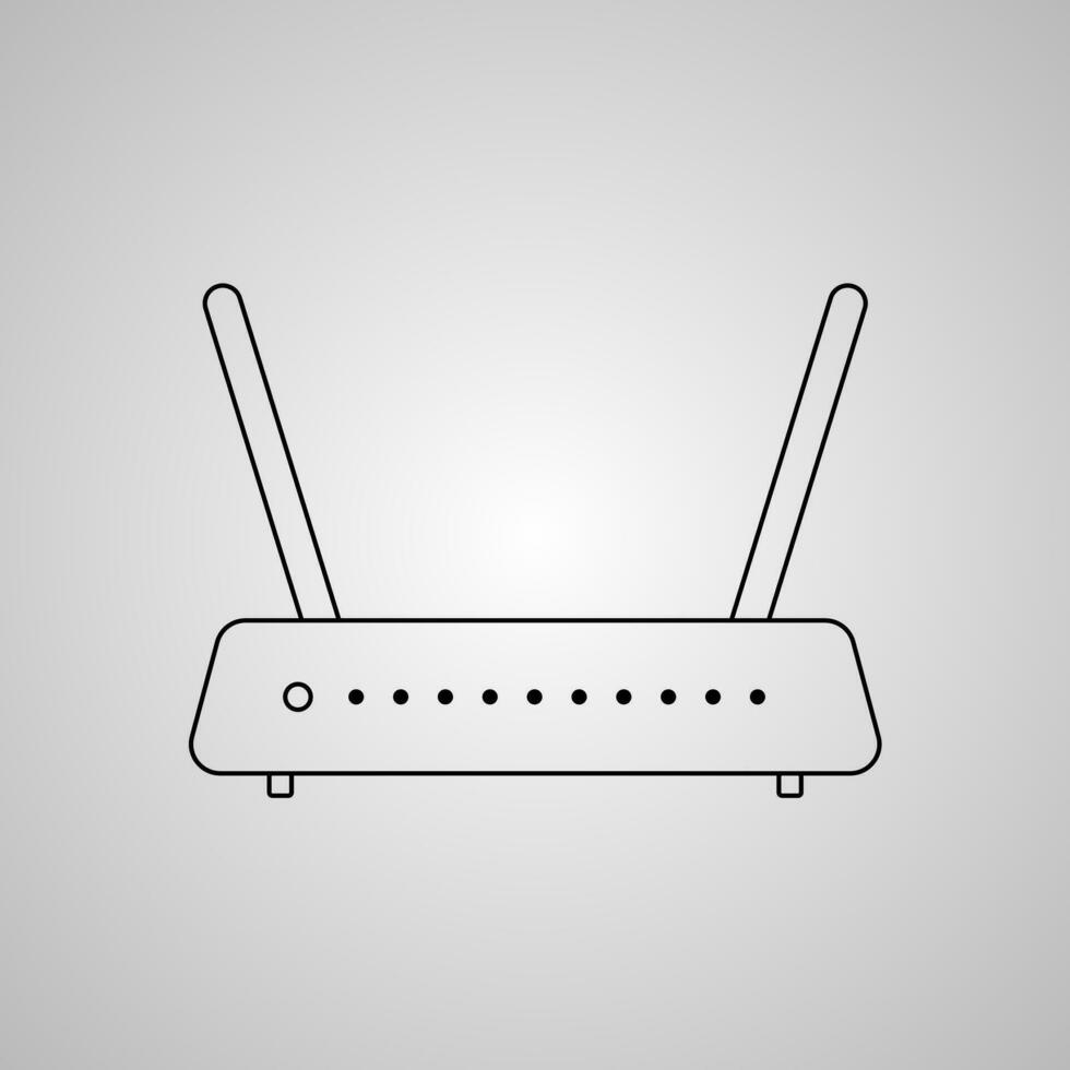 Wi-Fi Router icon vector illustration