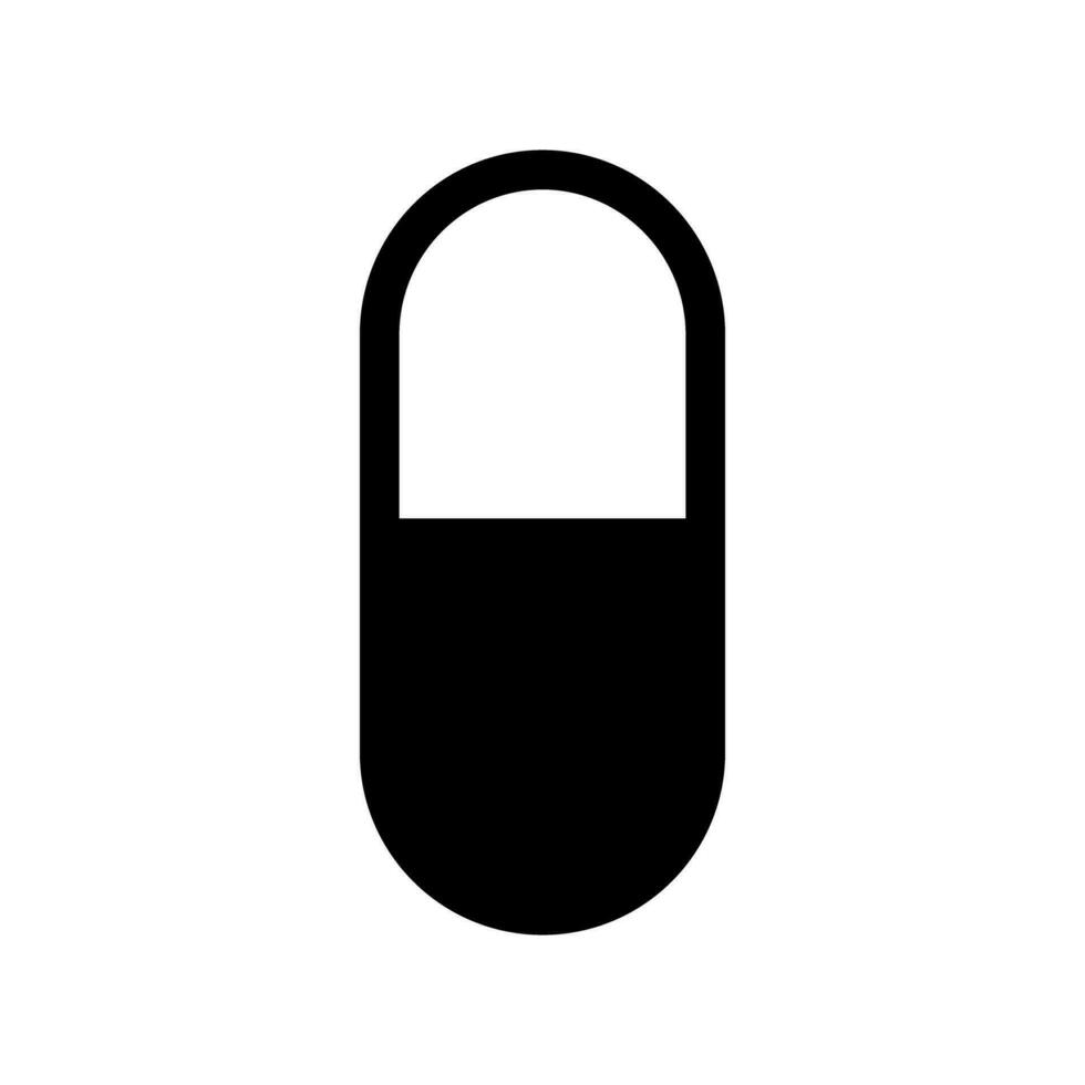 Capsule of medical pill icon. Vector. vector