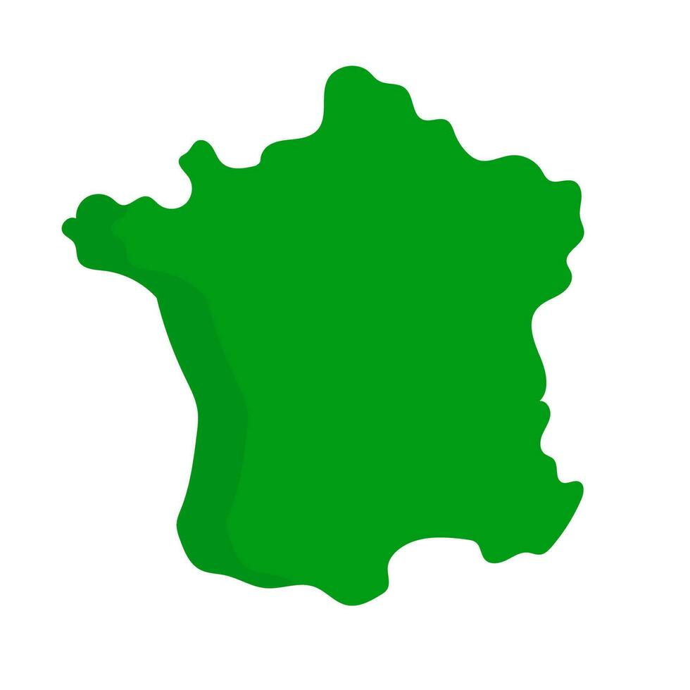 French map icon. France map icon. Vector. vector