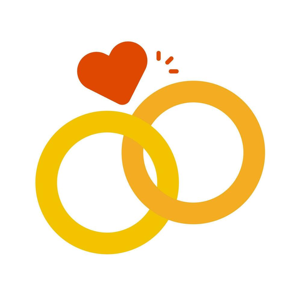 Pop wedding ring icon. Vector. vector