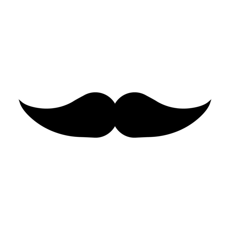 elegante Bigote icono. dandy. vector. vector