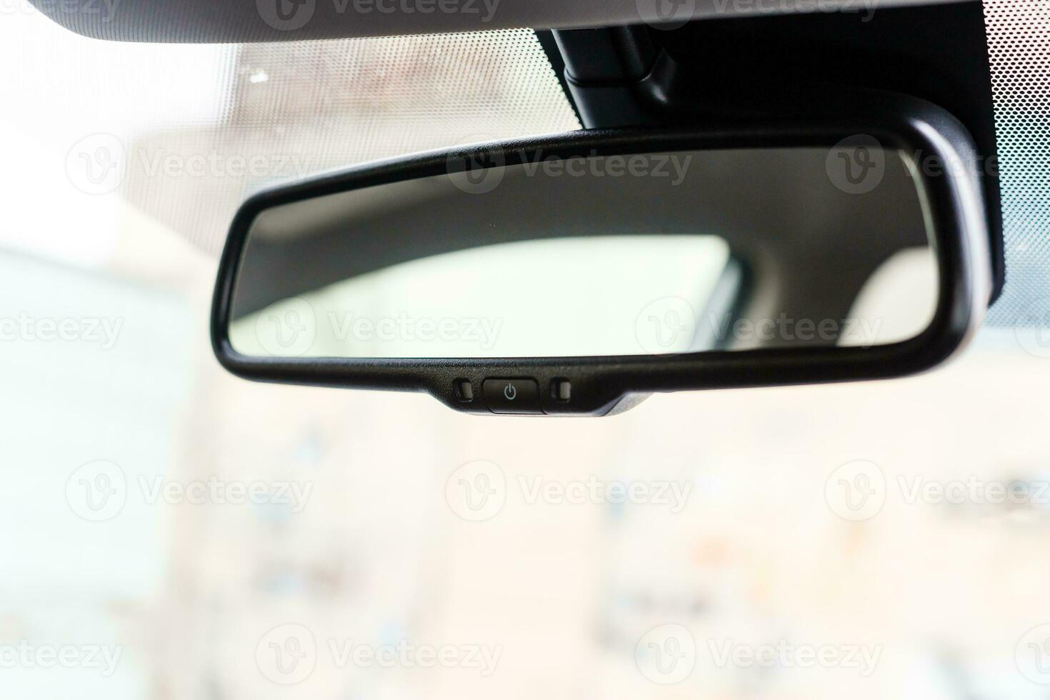 side rear-view mirror on a modern car photo