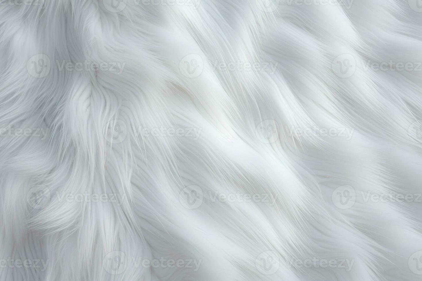 Soft and fluffy white fur, perfect for a cozy background or texture. Generative AI photo