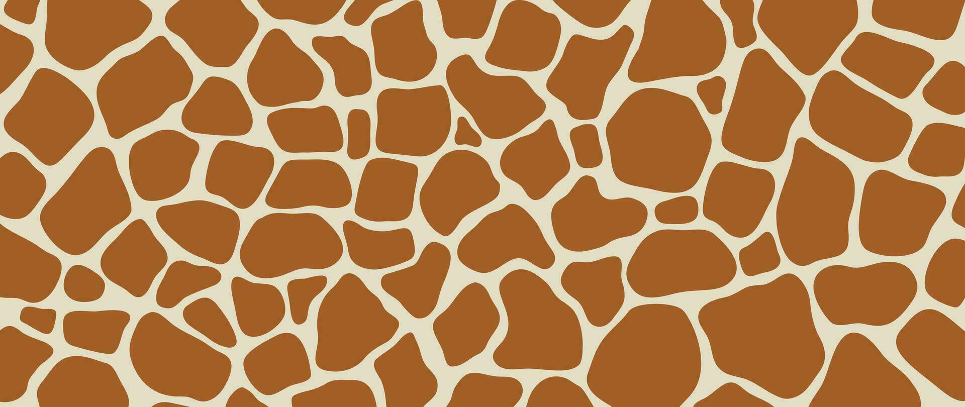 Abstract giraffe skin pattern background. Abstract art background vector design with animal skin, doodle. Creative illustration for fabric, prints, cover, wrapping paper, textile, wallpaper.