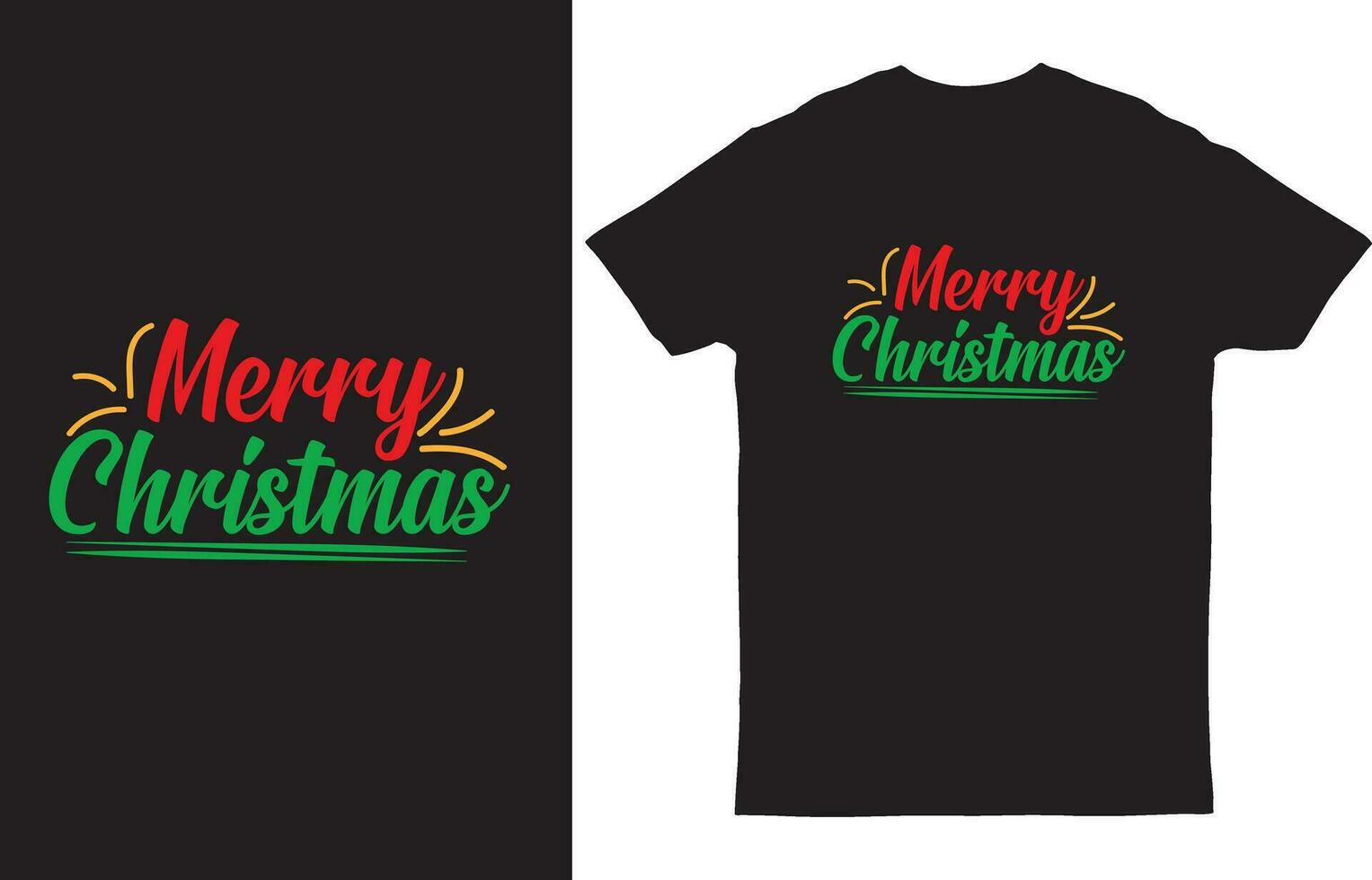 alegre Navidad texto ilustración camiseta diseño además bueno para restaurantes, bar, carteles, saludo tarjetas, pancartas, textiles, regalos, camisas, tazas vector