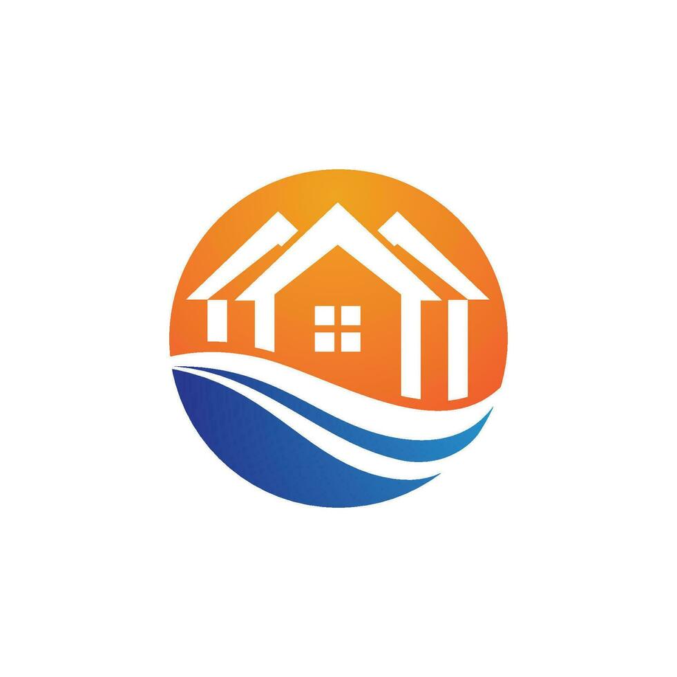 Property and Construction Logo design vector
