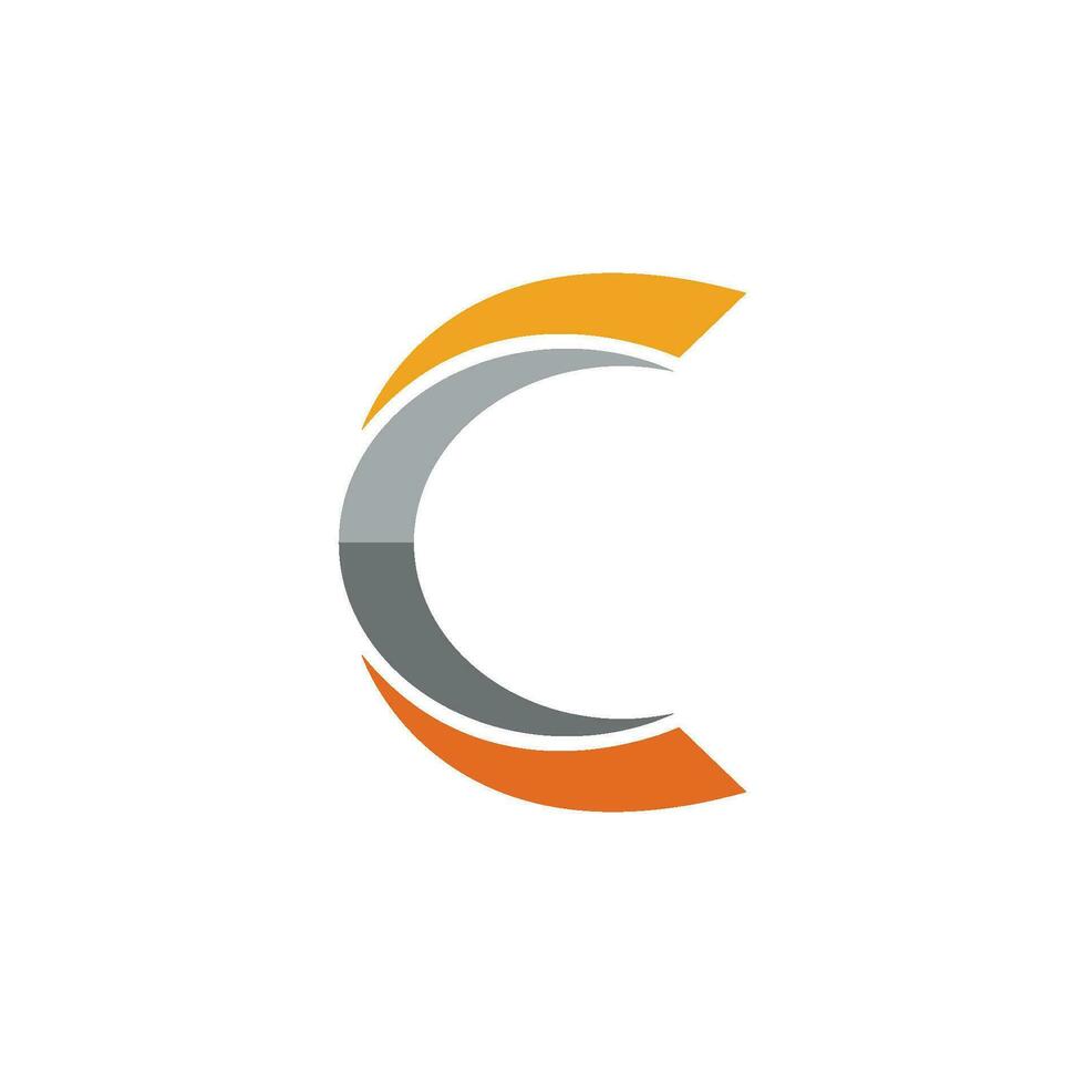 C Letter Logo Template vector