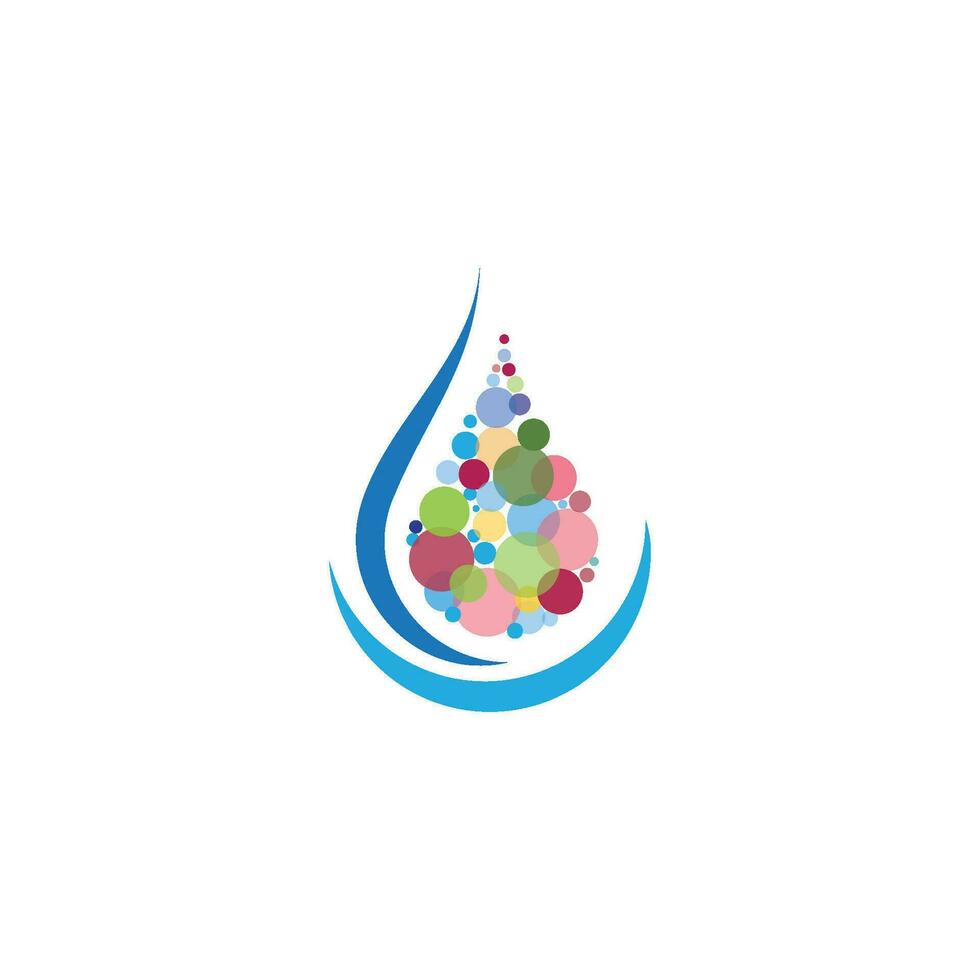 water drop Logo Template vector
