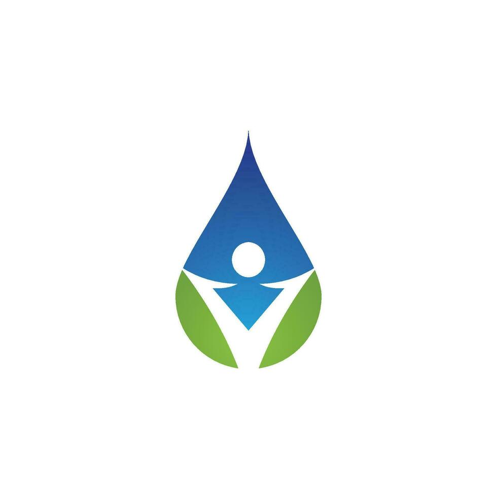 plantilla de logotipo de gota de agua vector