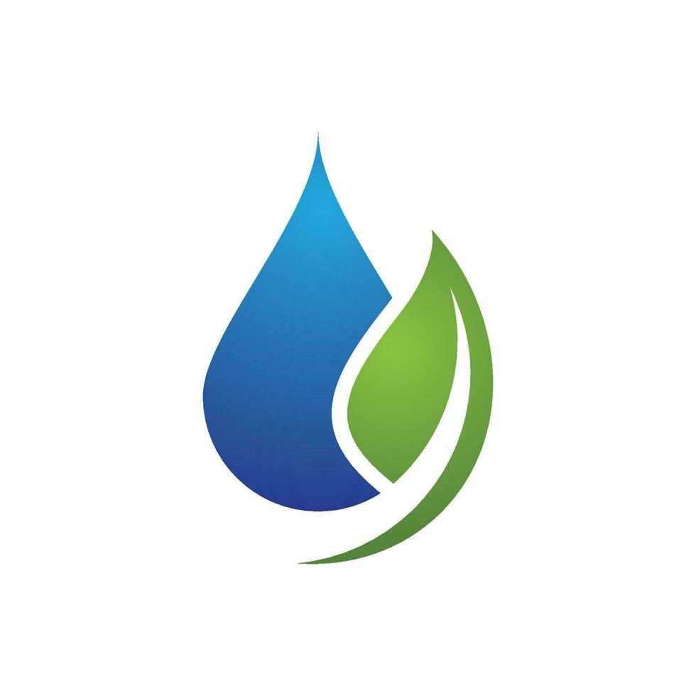 plantilla de logotipo de gota de agua vector