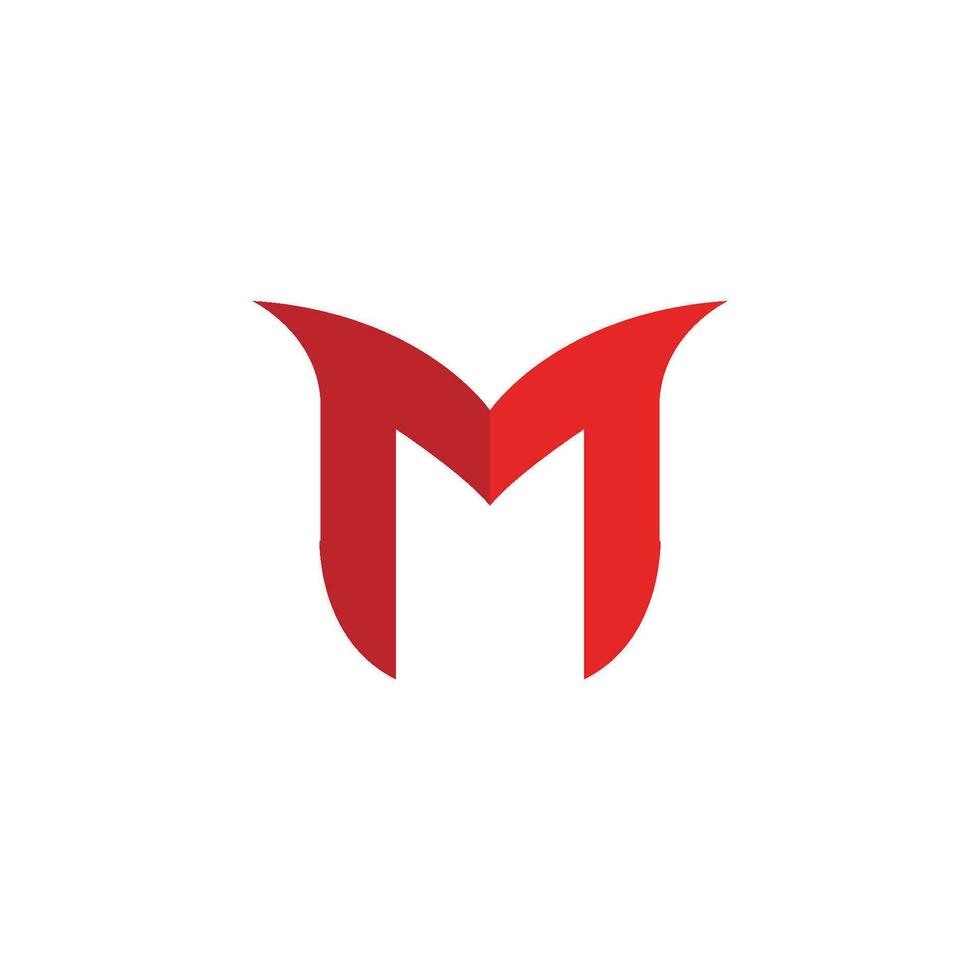 M Letter Logo Template vector