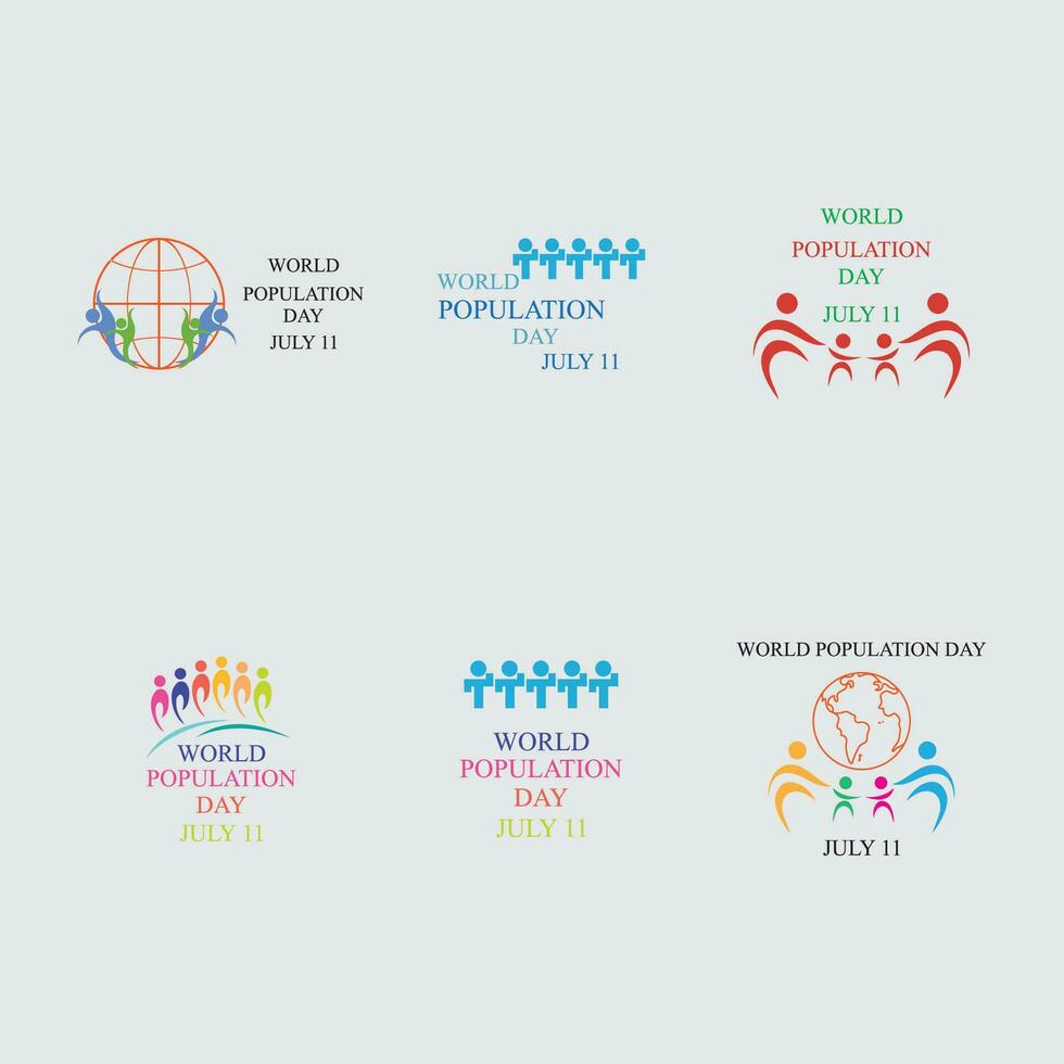 population day vector