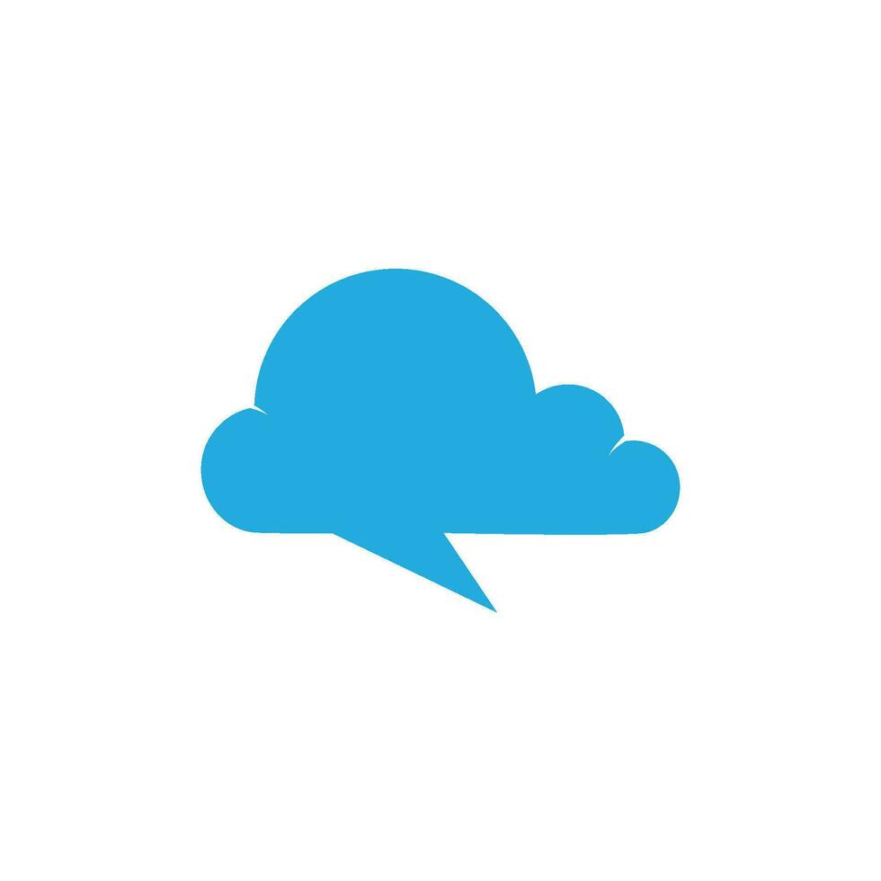 Cloud template vector