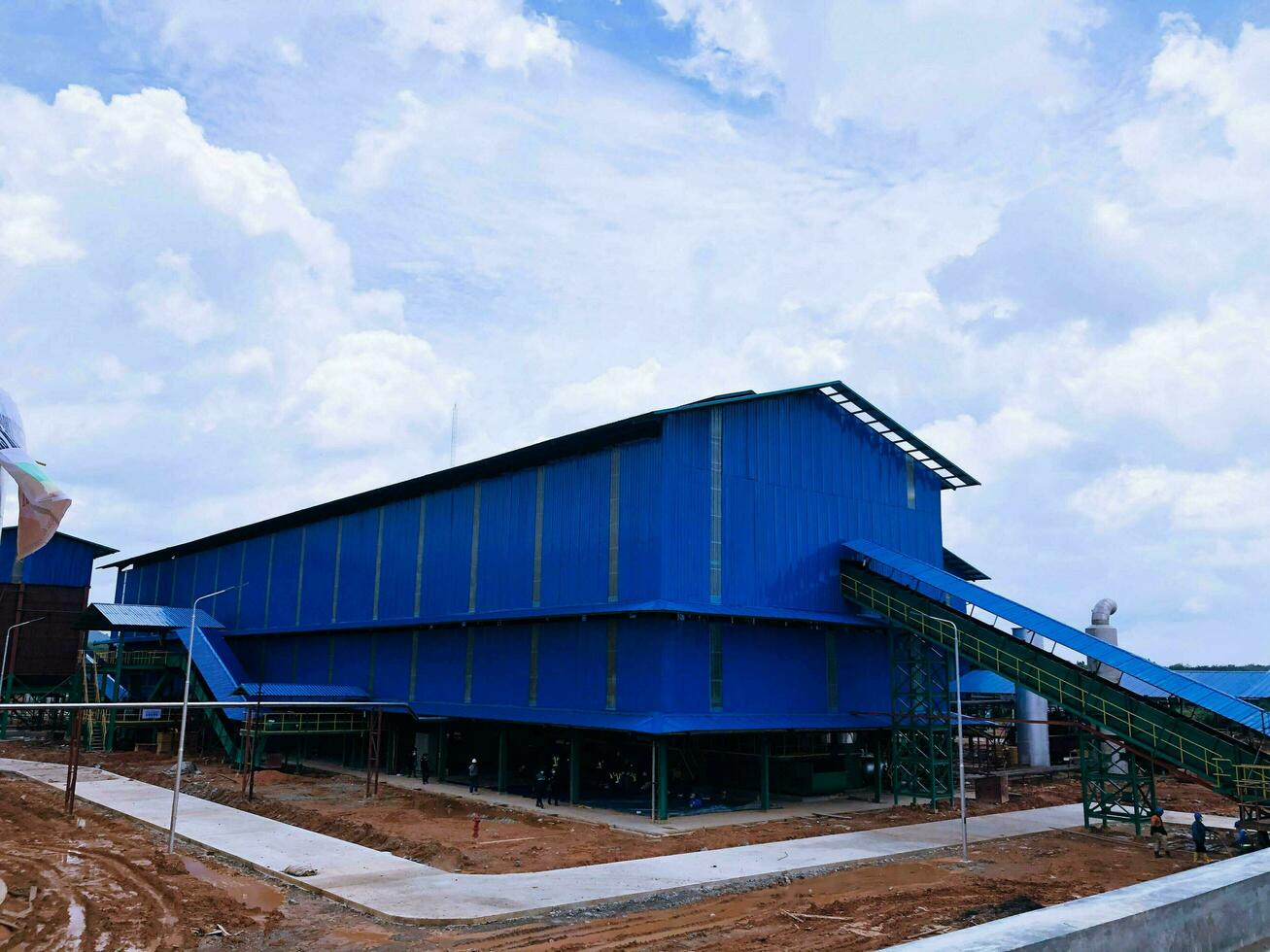 Banjarmasin, Indonesia - February 24, 2021 Building Of Water Treatment Plant photo