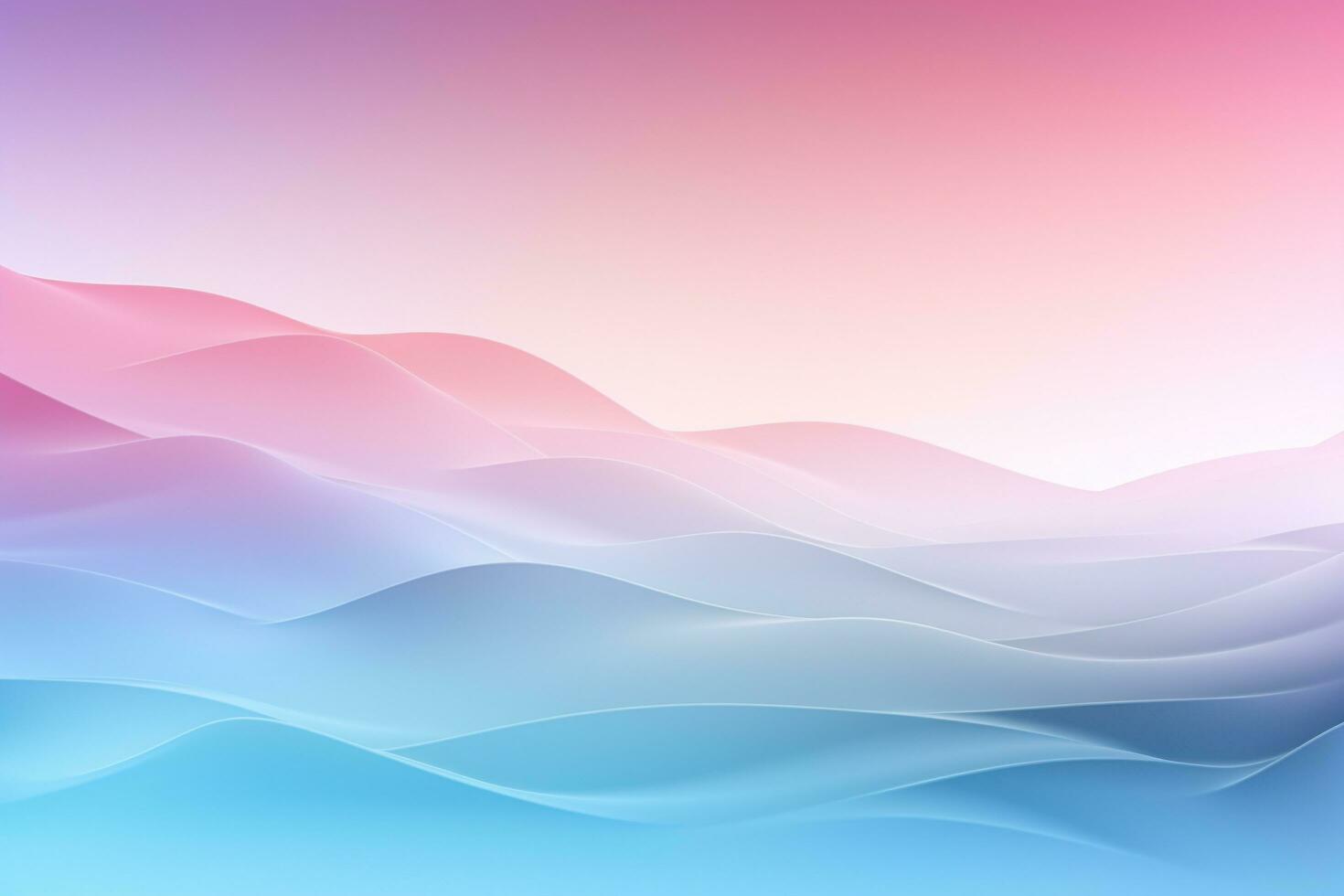 AI generated abstract background with waves and mountains photo