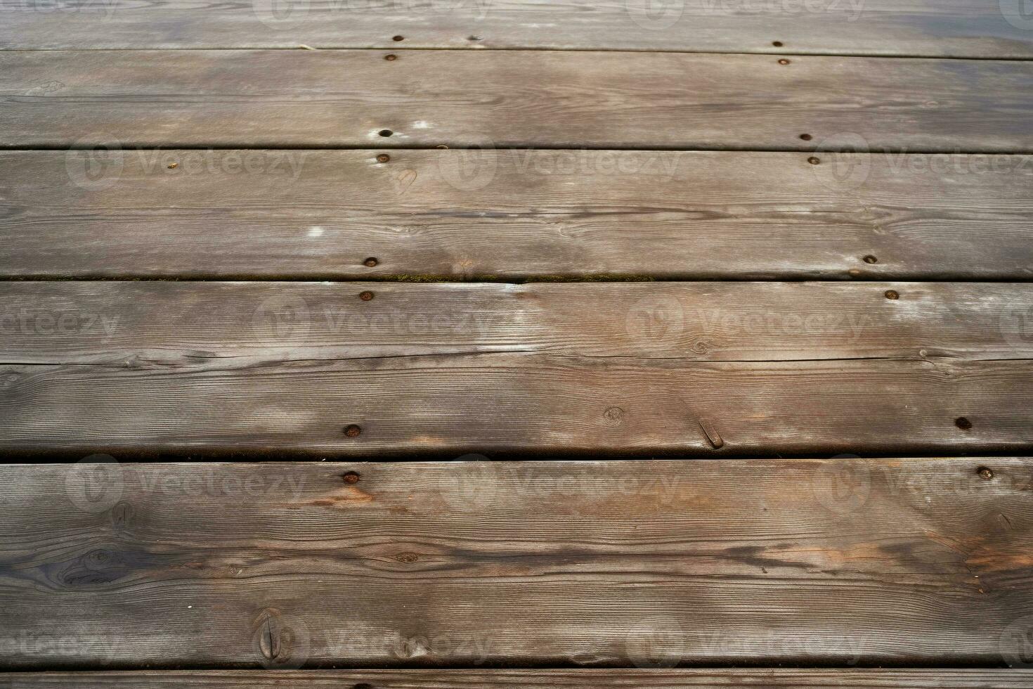 Wooden dock texture with weathered planks. Ai generated photo