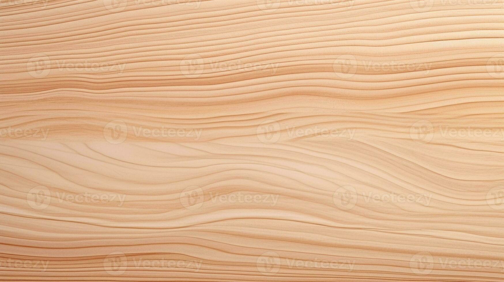 AI generated Beige natural beech wood floor texture background with natural grain pattern. Generative ai. photo