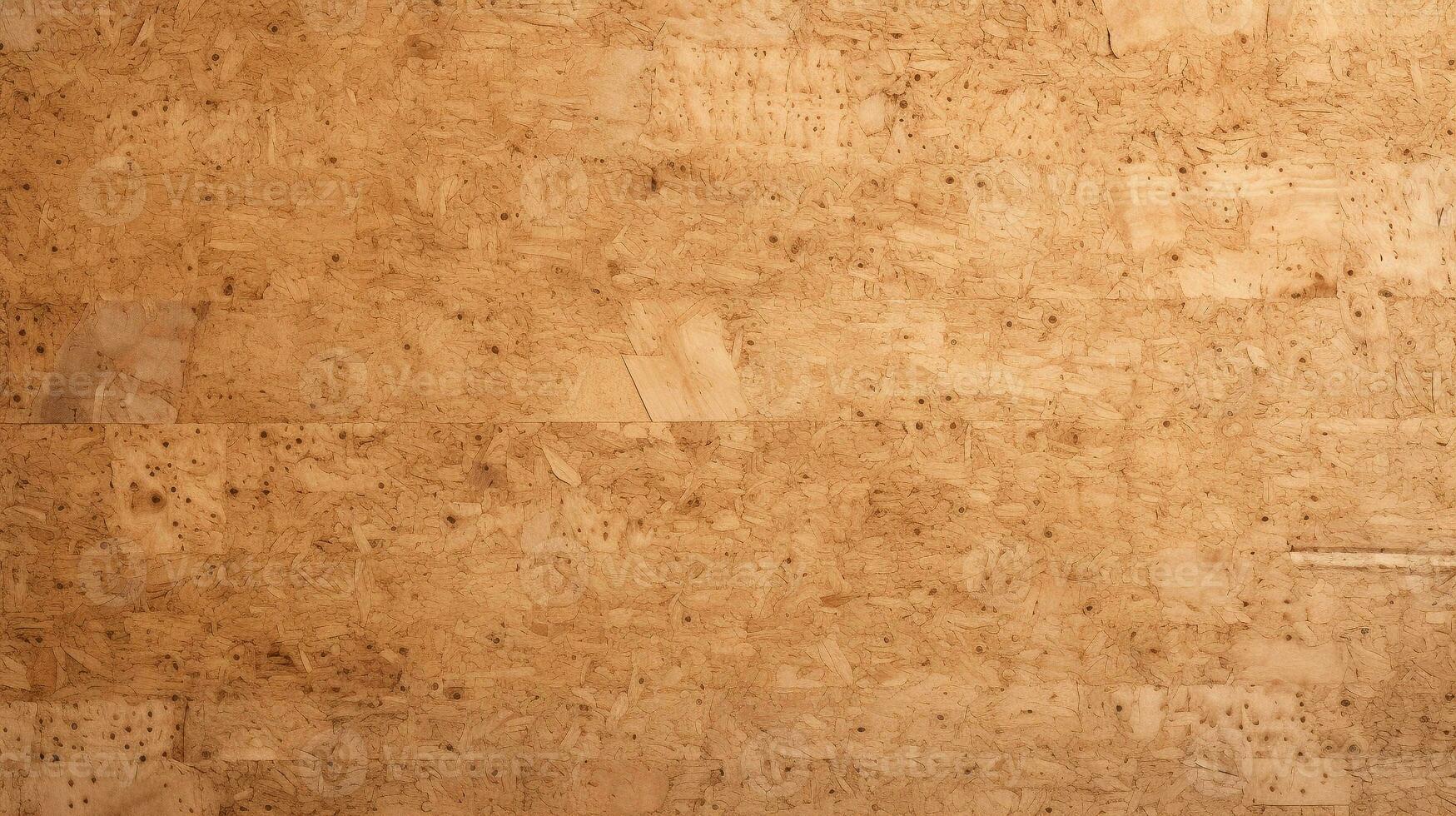 Old particle board wall texture for the background. AI Generative photo