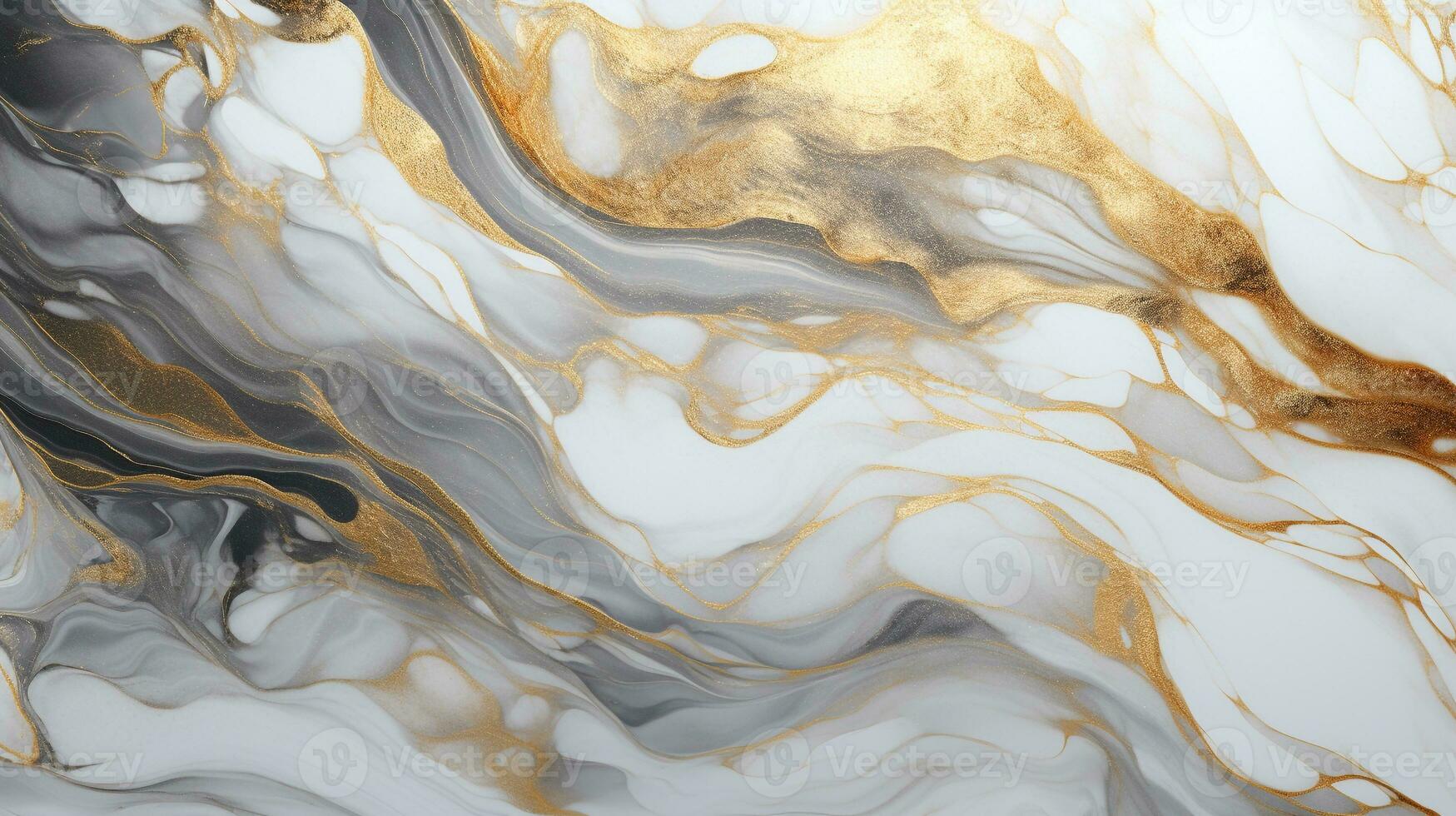 Abstract blue and orange marble texture for wall background or tiles floor decorative design. AI Generative photo