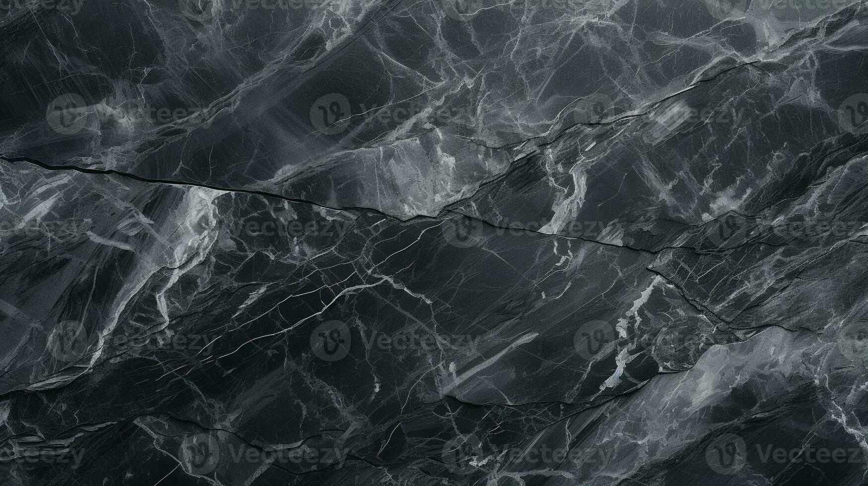 Black marble texture for background or tiles floor decorative design. AI Generative photo