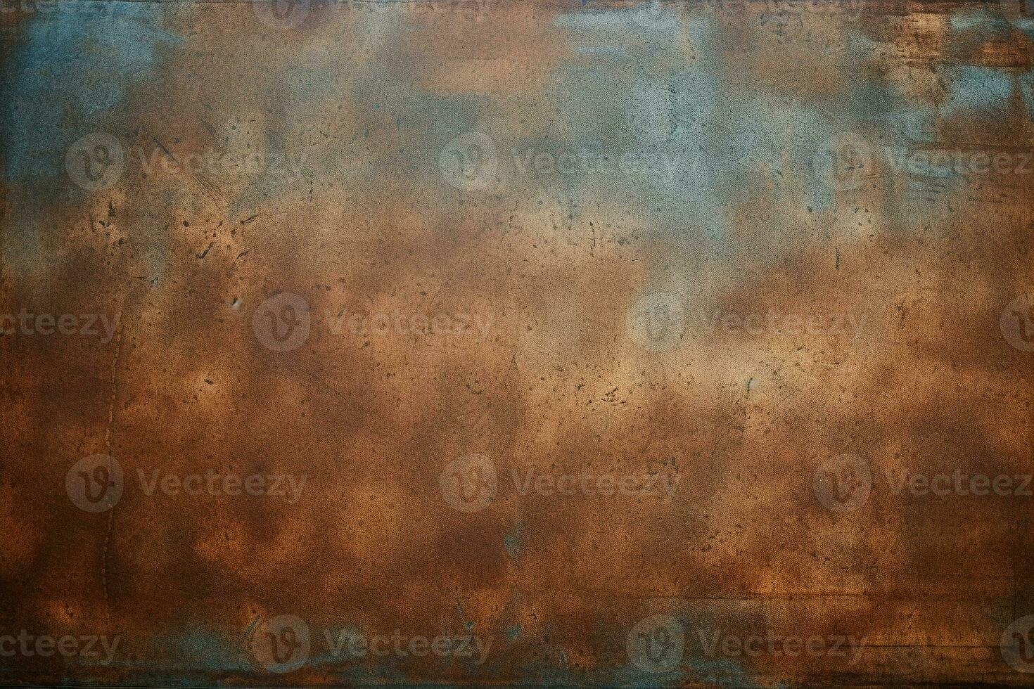 Aged vintage leather background with distressed patina. Texture, background, pattern. Ai generative photo