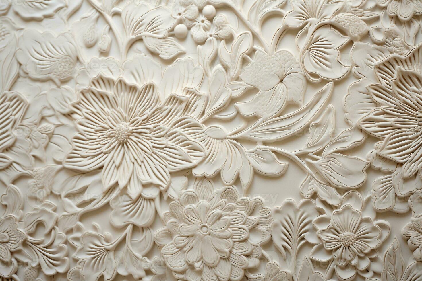Exquisite porcelain ceramic texture with fine details. Texture, background, pattern. Ai generative photo
