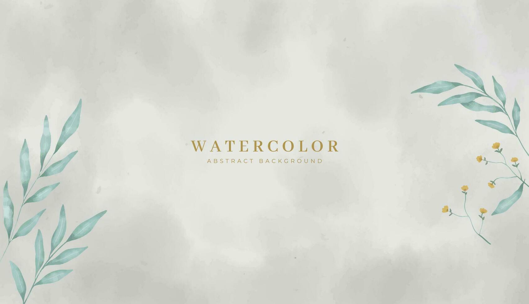 Abstract horizontal watercolor background. Neutral light colored empty space background illustration vector