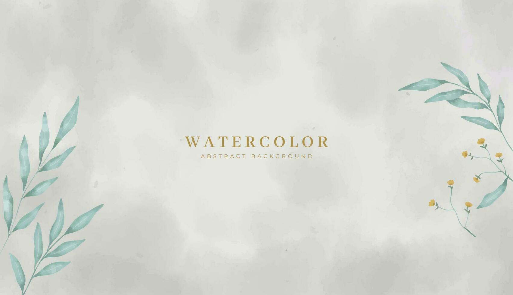 Abstract horizontal watercolor background. Neutral light colored empty space background illustration vector