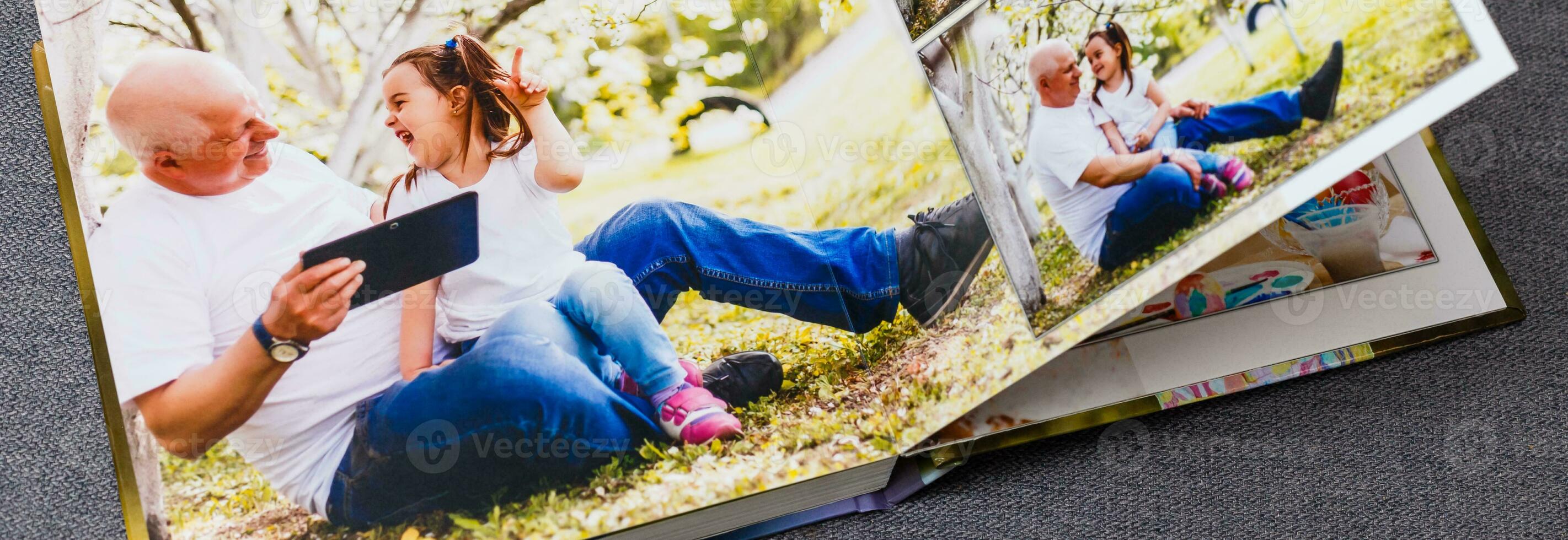 children's photo book, summer holidays