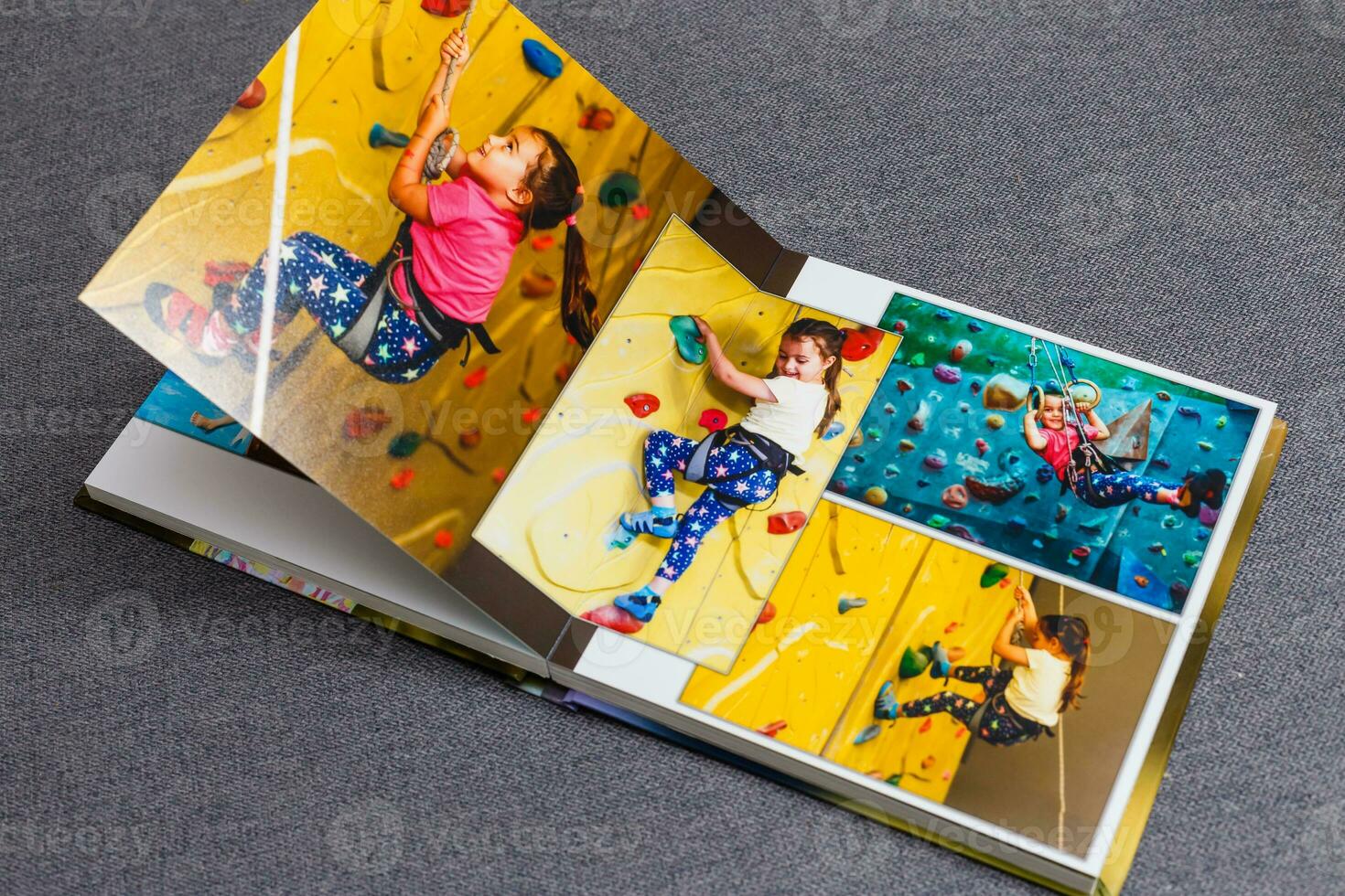 children's photo book. Children's emotional portrait.