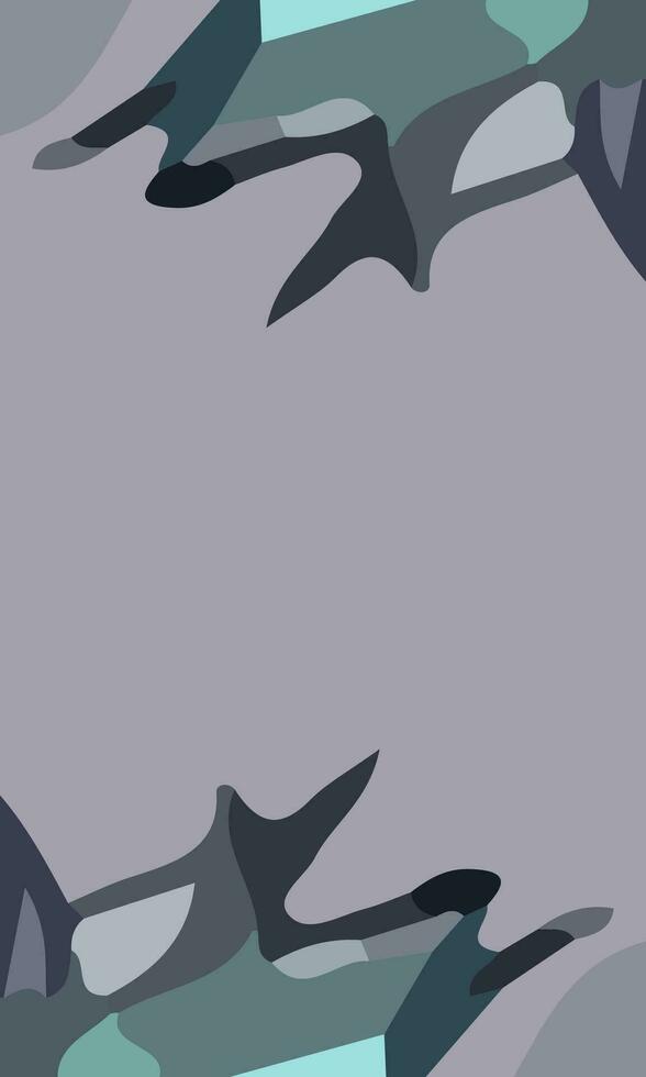 Aesthetic abstract art with a combination of shapes and purple colors. Suitable for background and poster vector