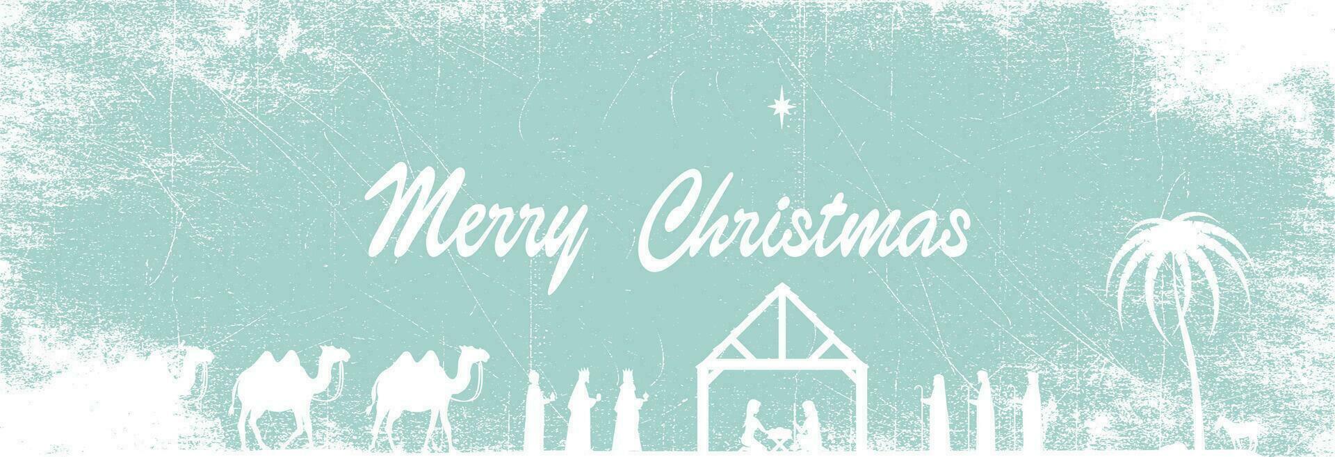 The birth of Christ. vector