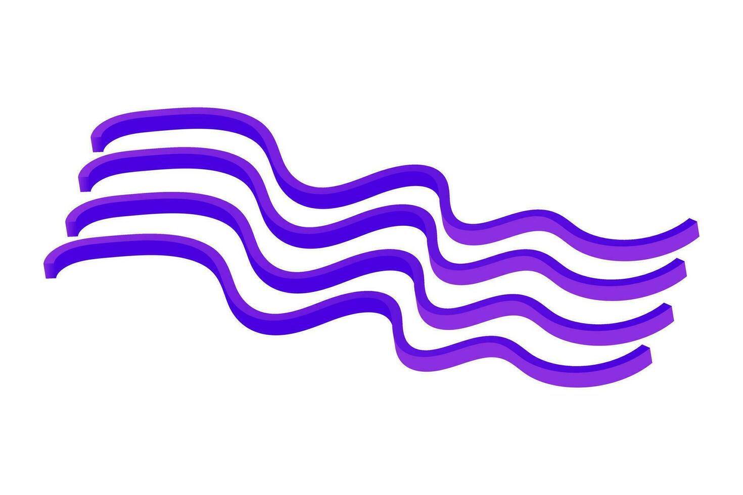 vector curved wavy lines tech futuristic motion background Thin line wavy abstract background