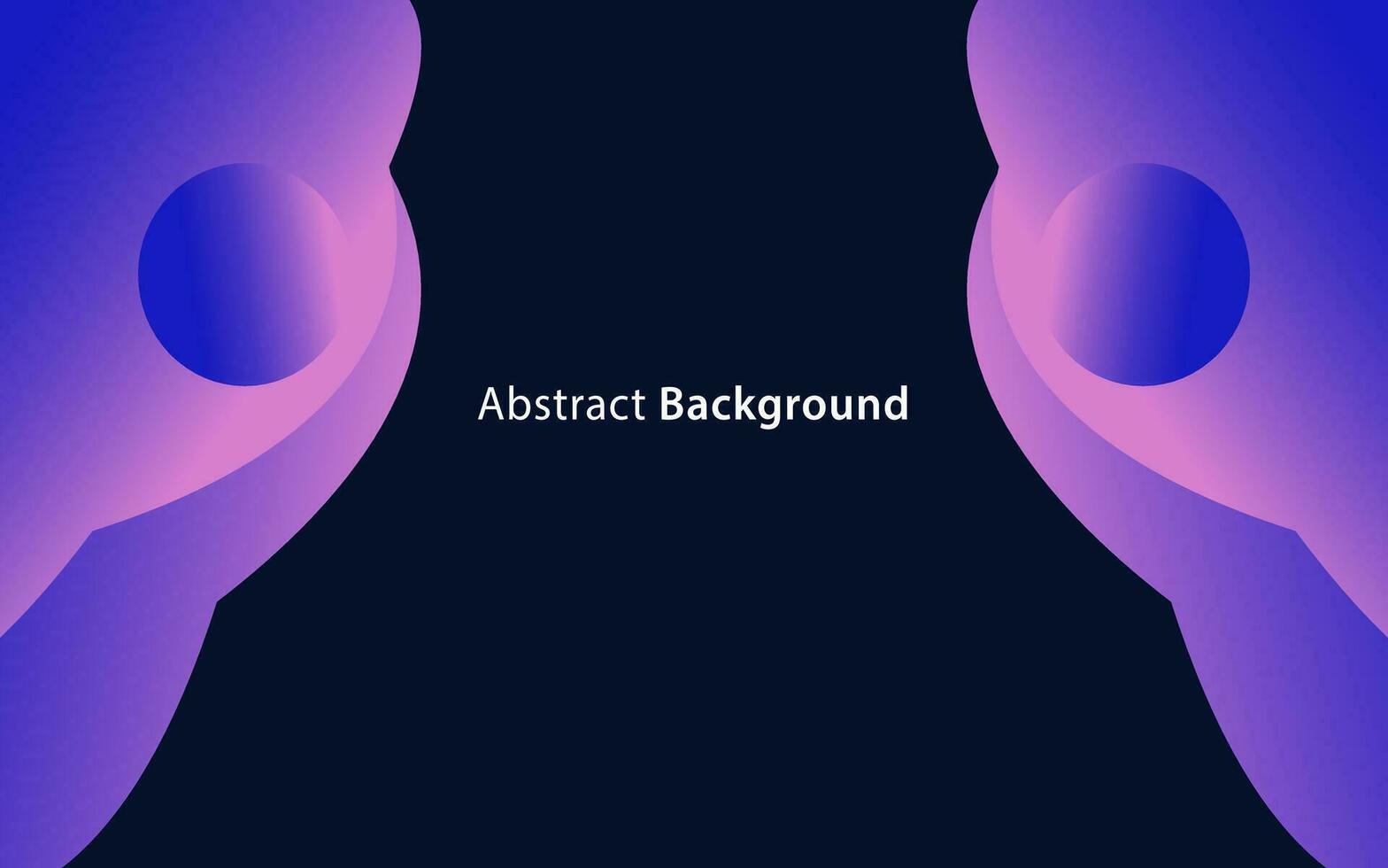 Abstract landing page modern stylish minimal background waves colorful gradient curved shape vector