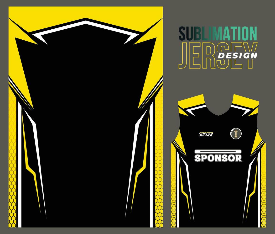 Vector jersey sports design for racing cycling football gaming motocross