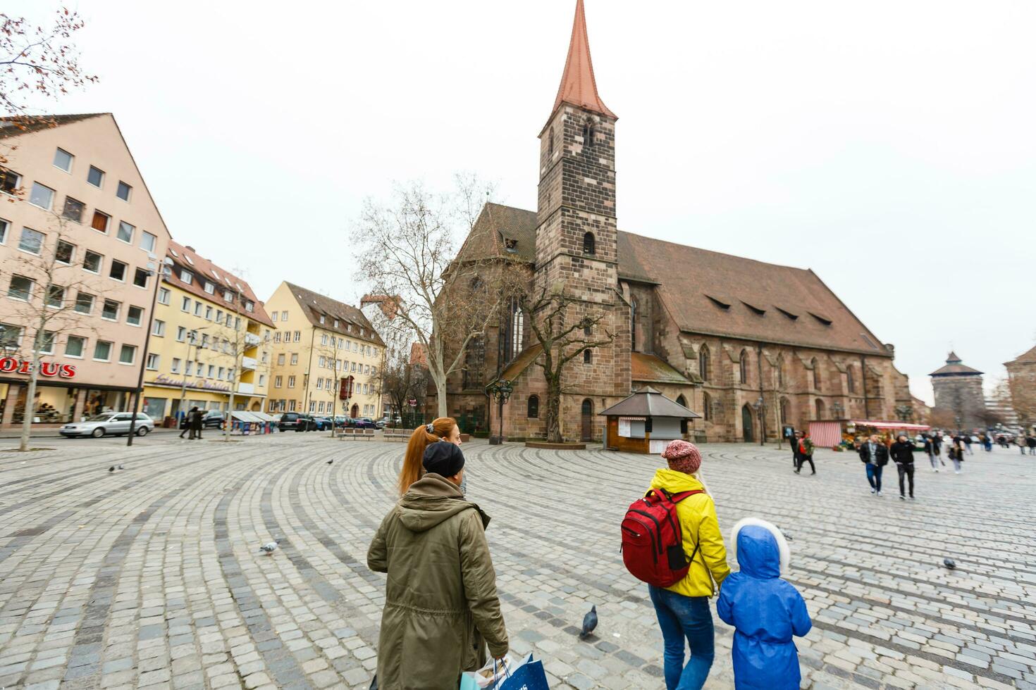 Nuremberg, Germany  Dec 31, 2019 Christkindlesmarkt in Nurnberg, photo