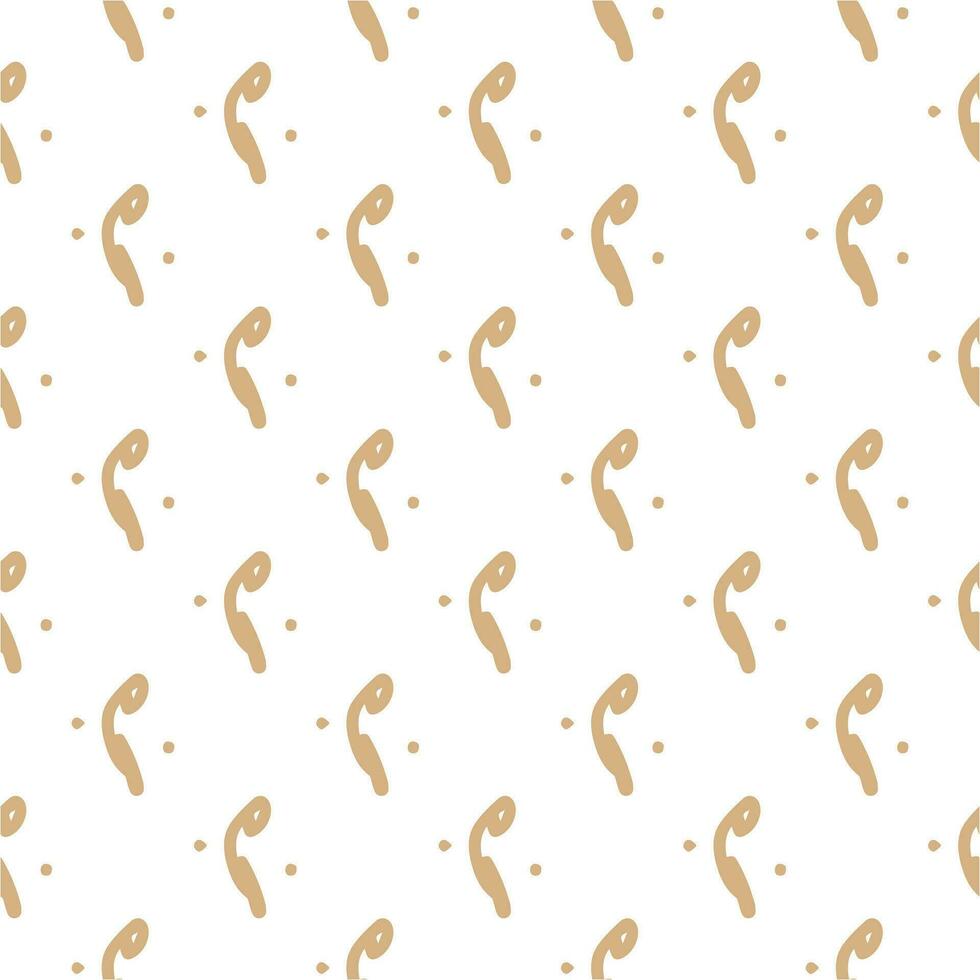 Ornament pattern design. Classic seamless textile vector