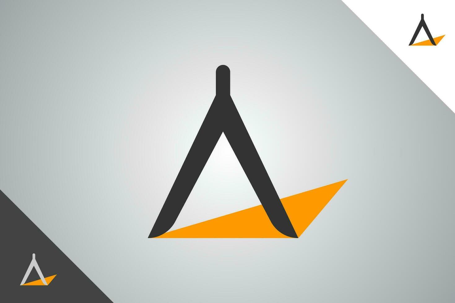 Minimal and modern logotype. Architect and construction brand identity design template. Perfect logo for business related to construction industry. Isolated background. Vector eps 10.