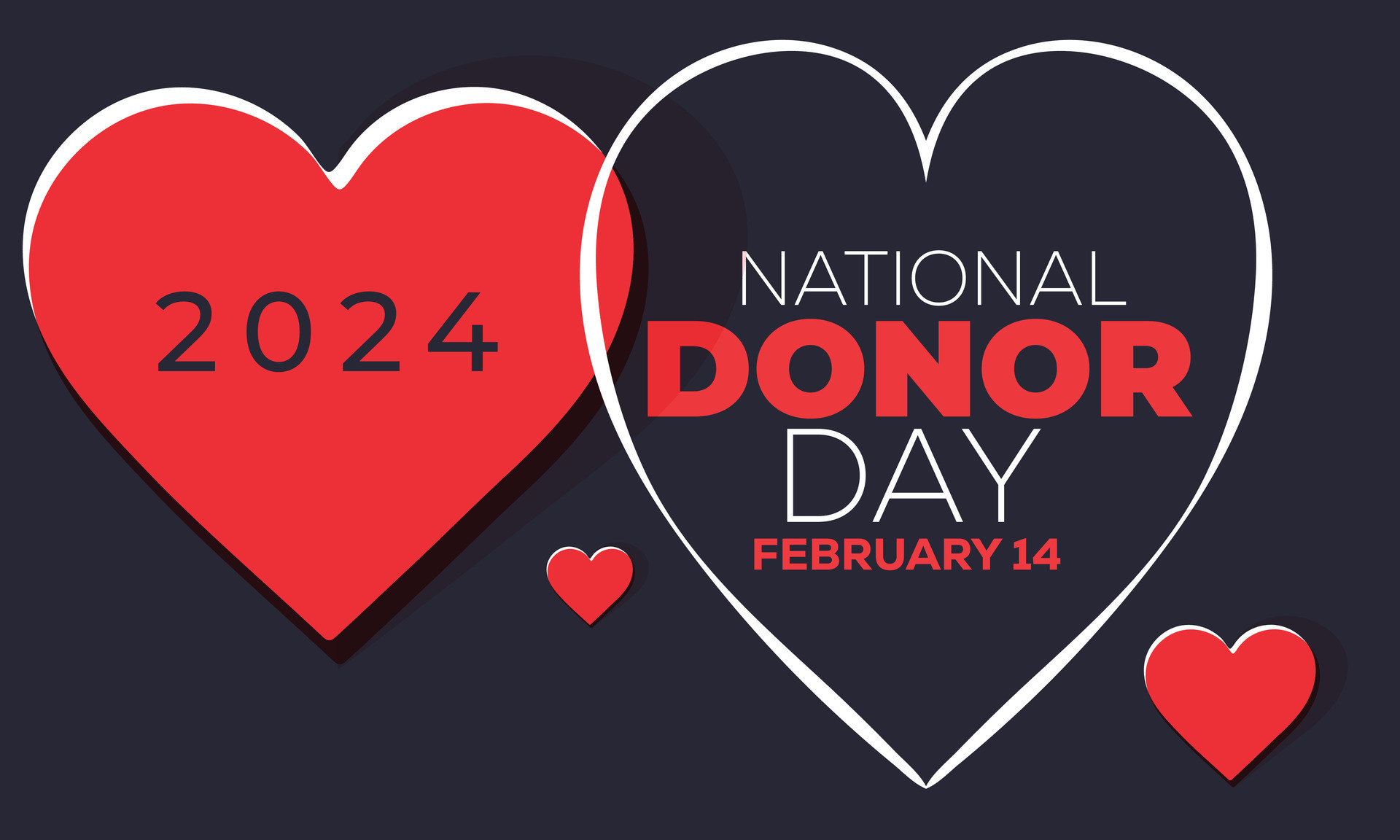 National donor day. background, banner, card, poster, template. Vector