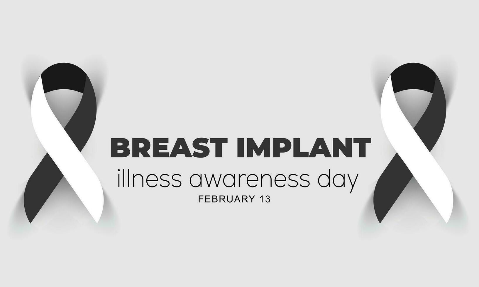 Breast Implant illness awareness day. background, banner, card, poster, template. Vector illustration.