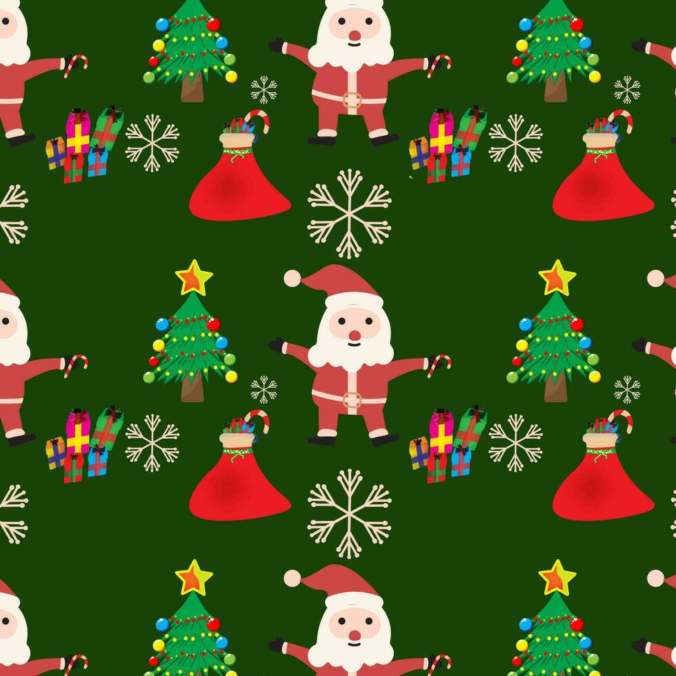 Christmas Seamless Vector Pattern Design