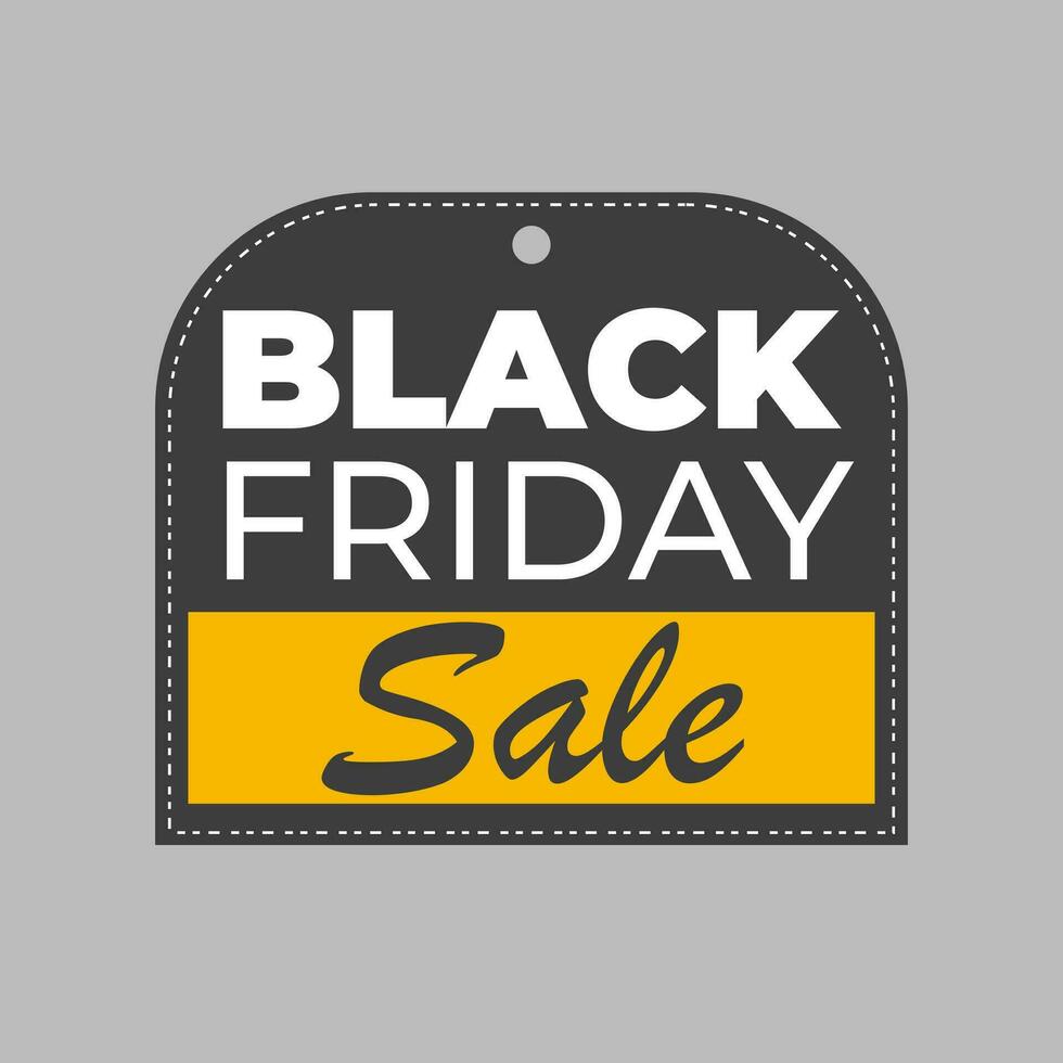 Flat black friday labels vector design