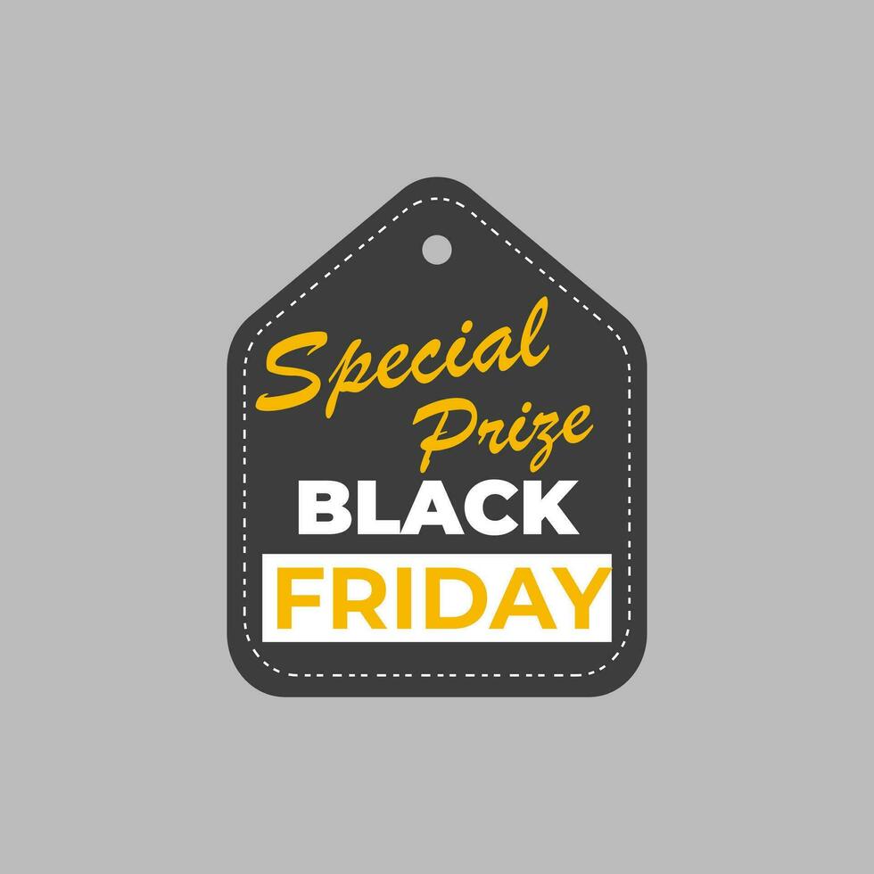 Flat black friday labels vector design
