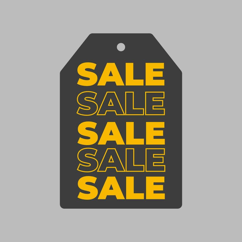 Flat black friday labels vector design