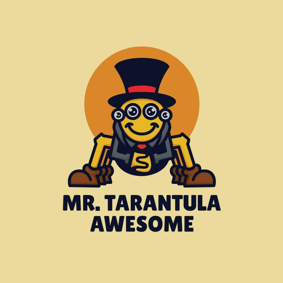 Mr. Tarantula Logo vector