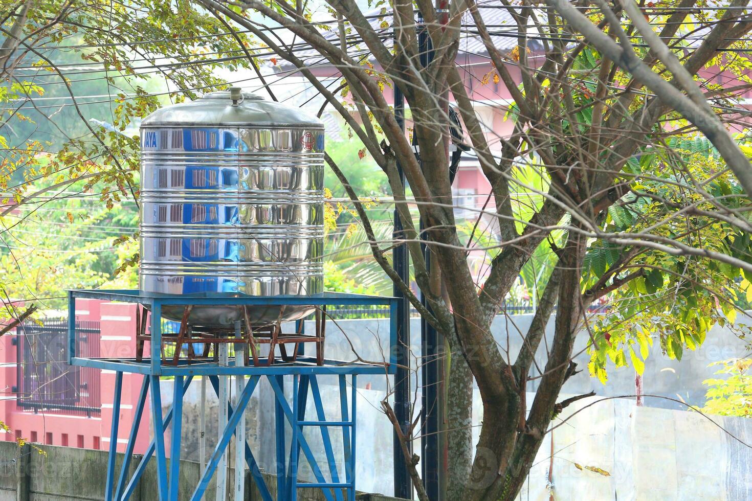 A vital reservoir for storing and supplying water, ensuring a steady and reliable source for various needs. photo